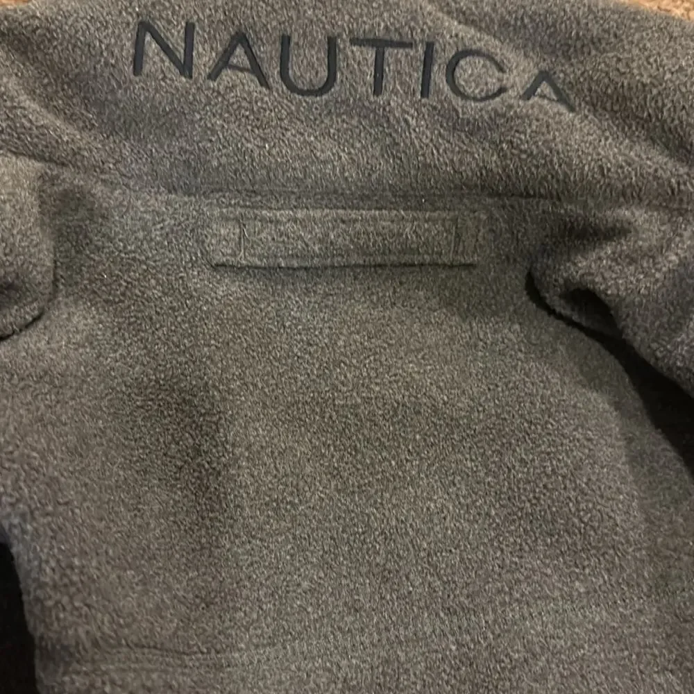 Nautica Men’s Fleece Lined Red & Black Jacket Size Large